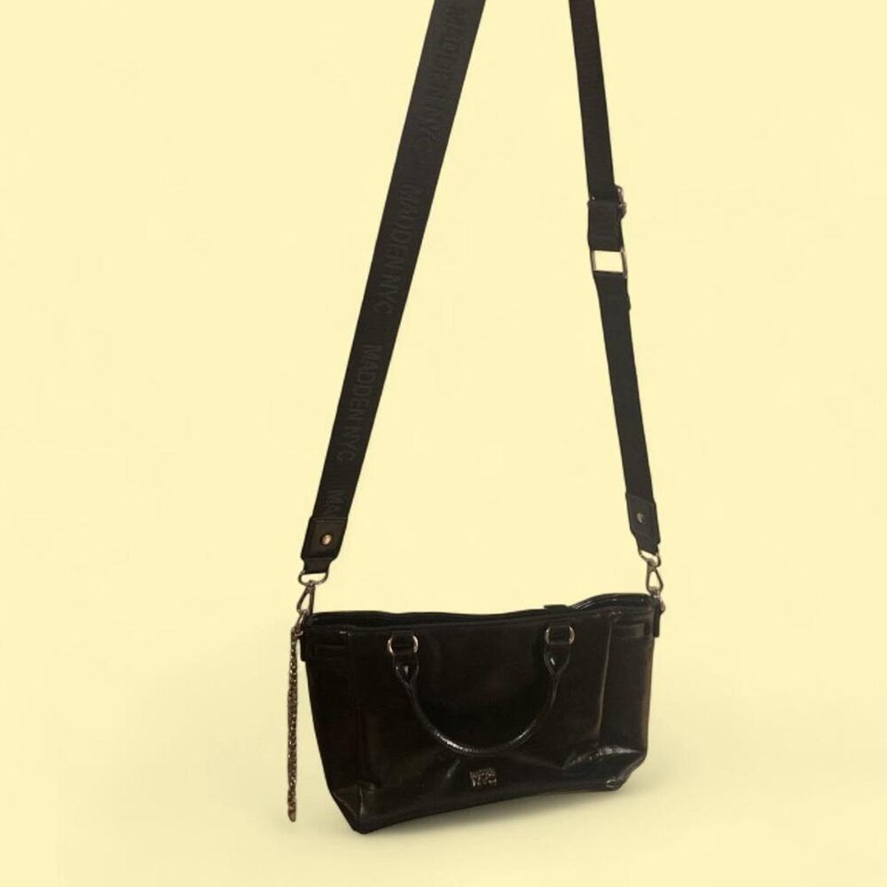 Black leather marc new york